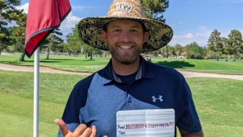 Mini-Tour player shots UNBELIEVABLE 57 at a Las Vegas golf course